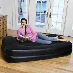 MATERASSINO MATERASSO GONFIABILE SINGOLO 191X97CM CON POMPA ELETTRICA INTEGRATA