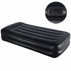 MATERASSINO MATERASSO GONFIABILE SINGOLO 191X97CM CON POMPA ELETTRICA INTEGRATA