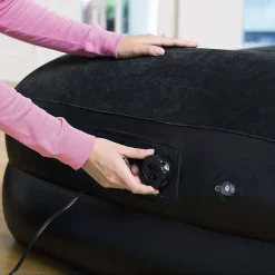 MATERASSINO MATERASSO GONFIABILE SINGOLO 191X97CM CON POMPA ELETTRICA INTEGRATA