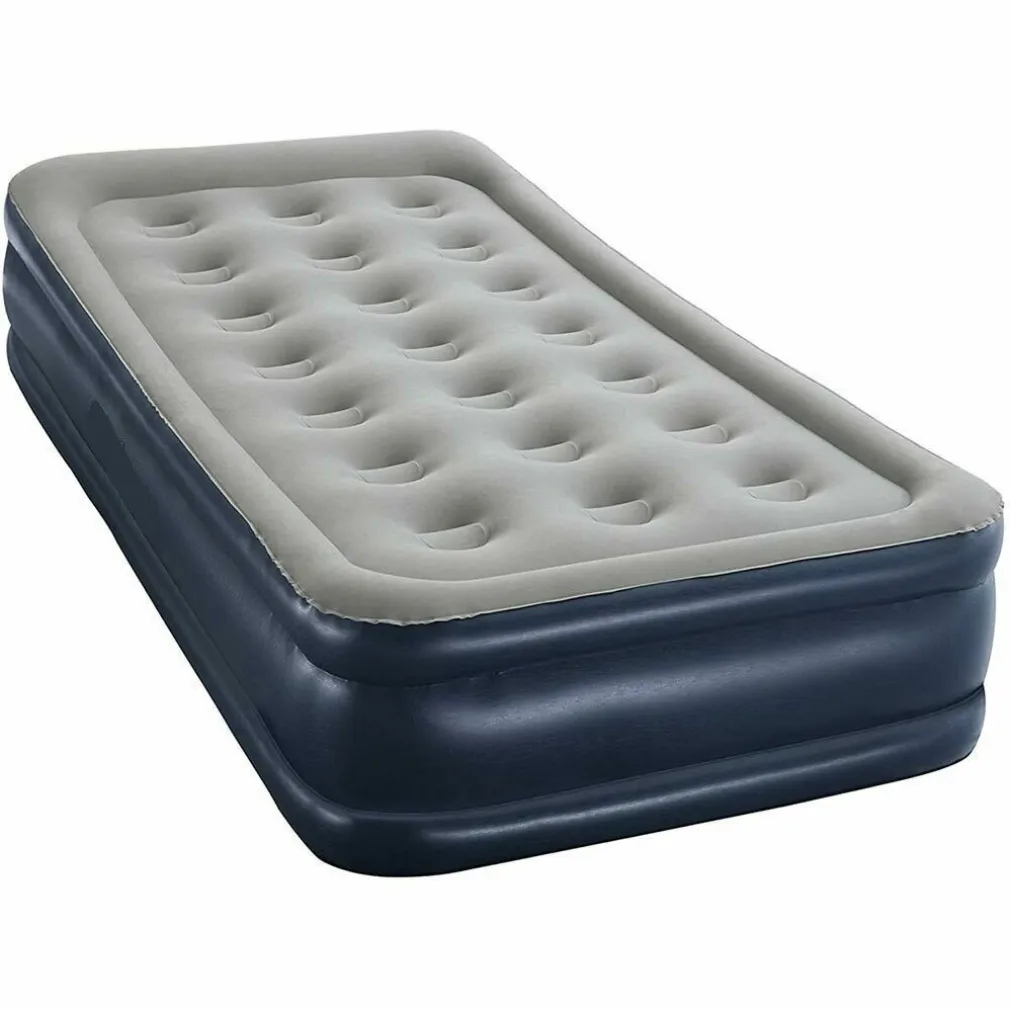 MATERASSINO MATERASSO GONFIABILE SINGOLO 97X191X43 CAMPEGGIO CON POMPA ELETTRICA