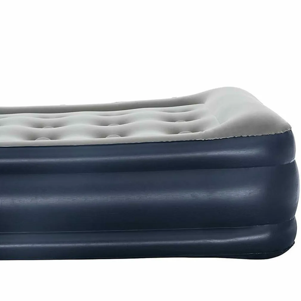 MATERASSINO MATERASSO GONFIABILE SINGOLO 97X191X43 CAMPEGGIO CON POMPA ELETTRICA