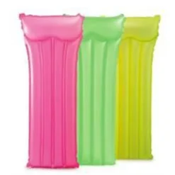 MATERASSINO TINTA UNITA TRASPARENTE GONFIABILE 183X76CM PISCINA MARE 5 TUBI 44013