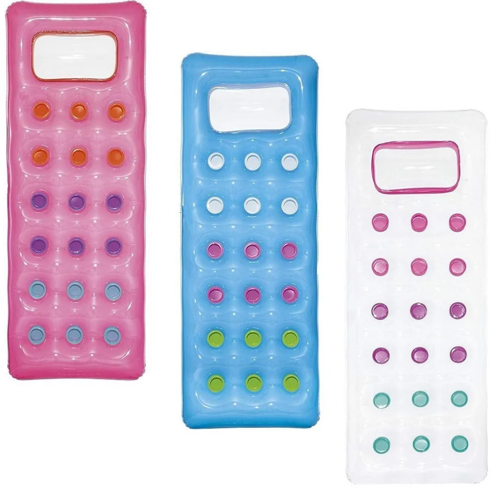 MATERASSINO 188X71CM 18 BUCHI FASHION LOUNGE CON FINESTRA COLORI ASSORTITI 43040