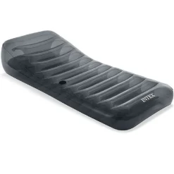 MATERASSO COOL GREY 211X99CM POLTRONA LOUNGE GRIGIO TRASPARENTE GONFIABILE 58723