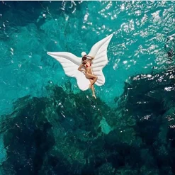 MATERASSO GONFIABILE FARFALLA BUTTERFLY BOA GIGANTE XXL DIMENSIONI 250 X 180 CM