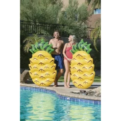 MATERASSO GONFIABILE MARE DESIGN FRUTTA ASSORTITA ANANAS FRAGOLA ANGURIA LIME 016127