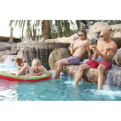 MATERASSO GONFIABILE MARE DESIGN FRUTTA ASSORTITA ANANAS FRAGOLA ANGURIA LIME 016127