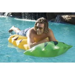 MATERASSO GONFIABILE MARE DESIGN FRUTTA ASSORTITA ANANAS FRAGOLA ANGURIA LIME 016127