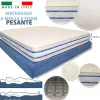 MATERASSO PESANTE A MOLLE BONNEL E FOAM SPESSORE 24 CM MATRIMONIALE SINGOLO