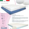 MATERASSO 120X190 ALTEZZA 22 CM MEMORY E FOAM ANTIACARO ERGONOMICO ANALLERGICO