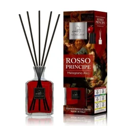 MAXI DIFFUSORE AMBIENTE BASTONCINI FRAGRANZA ROSSO PRINCIPE MELOGRANO AKO 250 ML