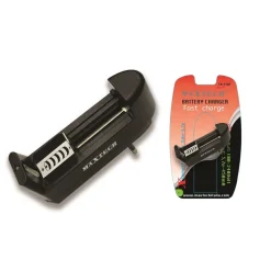 MAXTECH CARICA BATTERIA UNIVERSALE 3.7V LI-ION CARICA VELOCE RICARICABILE CA-PI01