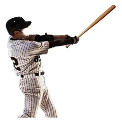 MAZZA DA BASEBALL IN LEGNO LEGGERA E RESISTENTE 72CM SOFTBALL SPORT E AUTODIFESA