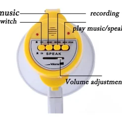 MEGAFONO PORTATILE ALTOPARLANTE REGISTRATORE VOCALE MUSICALE BATTERIA 200 mt.