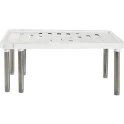 MENSOLA SALVASPAZIO IN POLIPROPILENE ESTENSIBILE 34,8-61CM IMPILABILE ACCESSORIO CUCINA