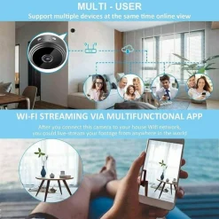 MICRO CAMERA 1080P HD WIFI MINI IP TELECAMERA NASCOSTA VIDEOCAMERA MAGNETICA A9