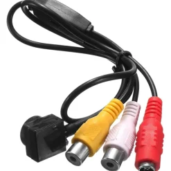 MICRO TELECAMERA MINI CAMERA A COLORI CAM SPIA SPY CON MICROFONO PER AUDIO