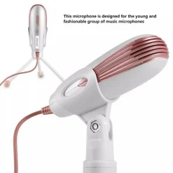 MICROFONO A CONDENSATORE CON TREPPIEDE SUPPORTO DOTATO DI JACK DA 3,5 MM SF-500