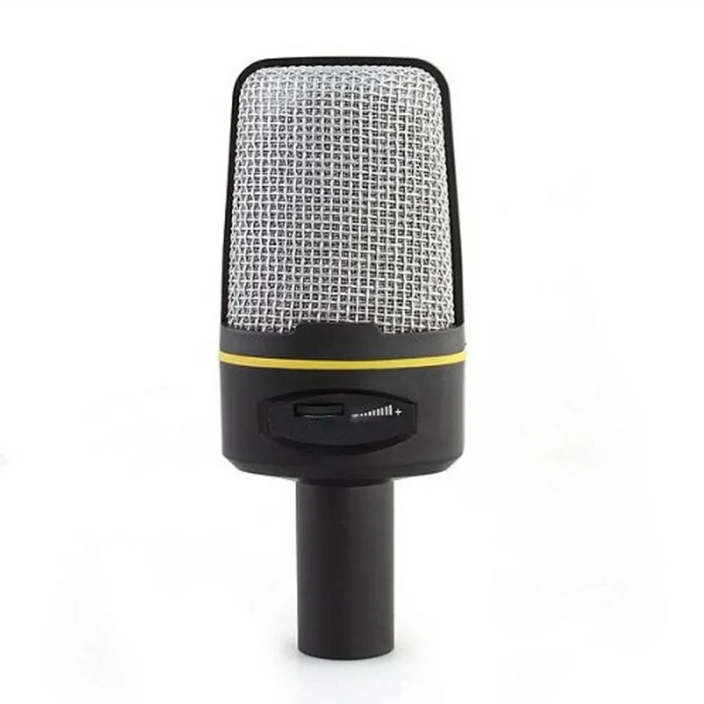 MICROFONO A CONDENSATORE TREPPIEDE DA TAVOLO CAVO JACK PC NOTEBOOK CHAT QY920