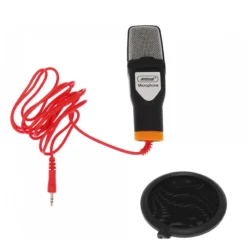 MICROFONO A CONDENSATORE Q-MIC580 SCHEDE AUDIO BLUETOOTH FILTRO ANTI-POP CON BASE