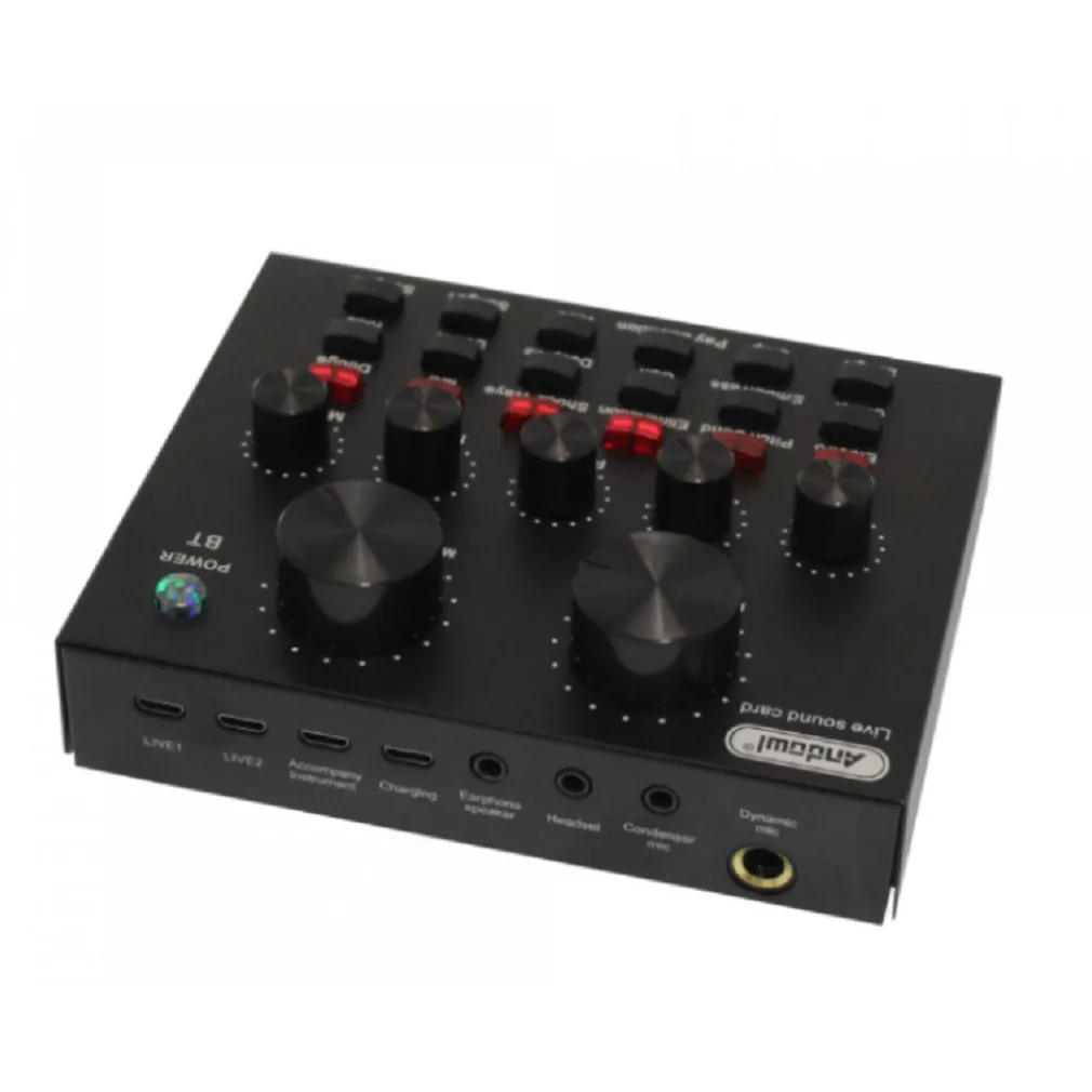 MICROFONO A CONDENSATORE Q-MIC580 SCHEDE AUDIO BLUETOOTH FILTRO ANTI-POP CON BASE