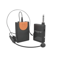 MICROFONO AD ARCHETTO SISTEMA UHF WIRELESS MX-290 KIT-MIC03 RAGGIO RICEZIONE 8-12MT
