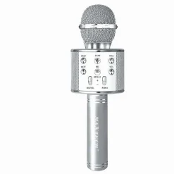 MICROFONO ALTOPARLANTE BLUETHOOT WIRELESS CON SPEAKER KARAOKE MAXTECH MIC-06