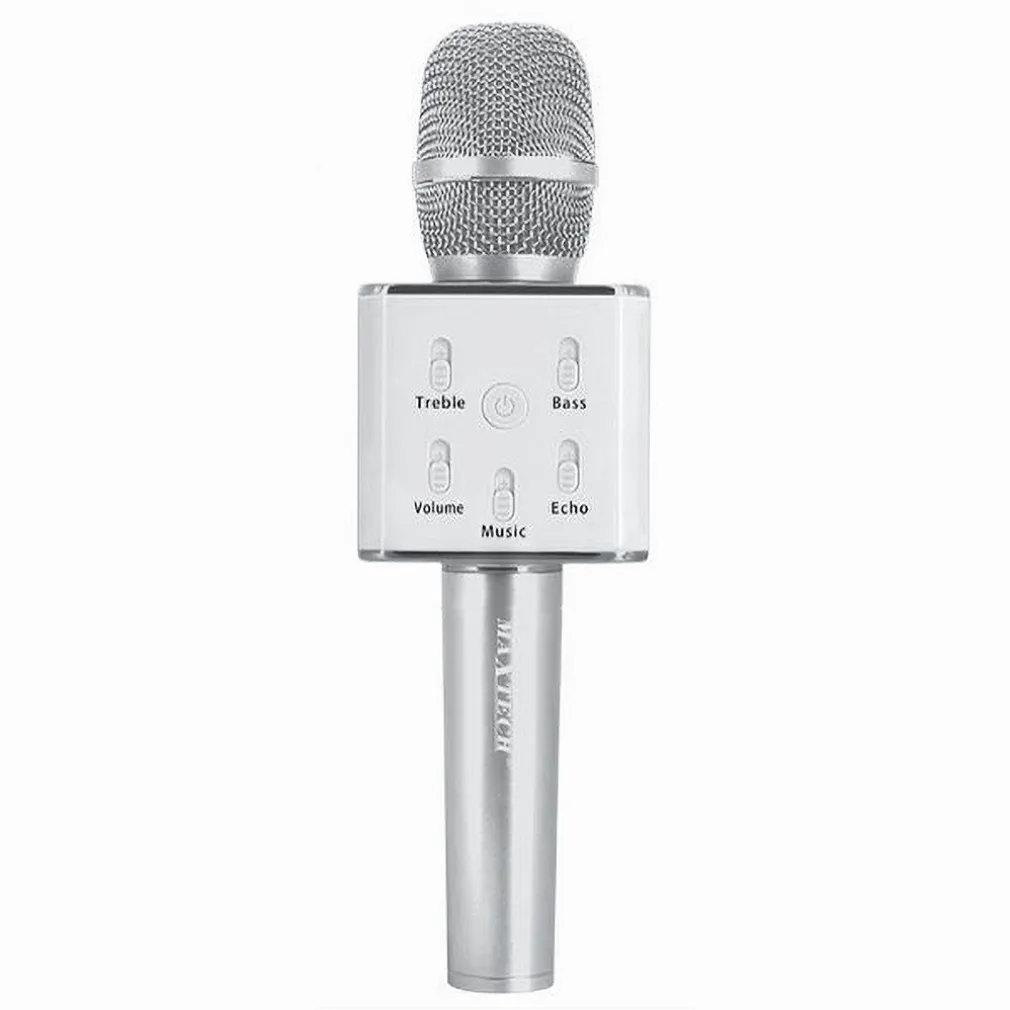 MICROFONO BLUETOOTH WIRELESS DOPPIO ALTOPARLANTE SPEAKER BLUETOOTH PORTATILE