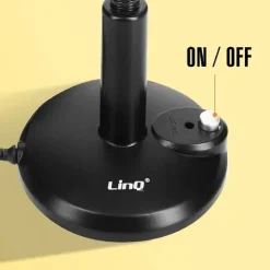 MICROFONO DA TAVOLO REGOLABILE JACK 3,5MM PER PC NOTEBOOK M580 OMNIDIREZIONALE