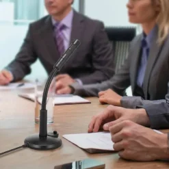 MICROFONO DA TAVOLO REGOLABILE CON USB PER PC NOTEBOOK U780 SUONO OMNIDIREZIONALE