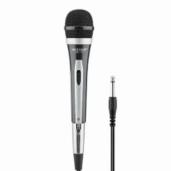 MICROFONO DINAMICO CABLATO CON CAVO JACK 6.5MM TASTO ON-OFF XLR 2MT FM-787 MIC-14