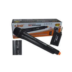 MICROFONO DINAMICO LINQ W735 UNIDIREZIONALE CAVO JACK SENZA FILI WIRELESS
