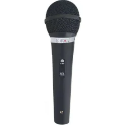 MICROFONO DINAMICO UNIDIREZIONALE CON CAVO MONO 2MT KARAOKE STEREO LB-108