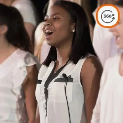 MICROFONO LAVALIER CON CLIP COLLETTO BAVERO 360° SMARTPHONE JACK DA 3,5MM M7779