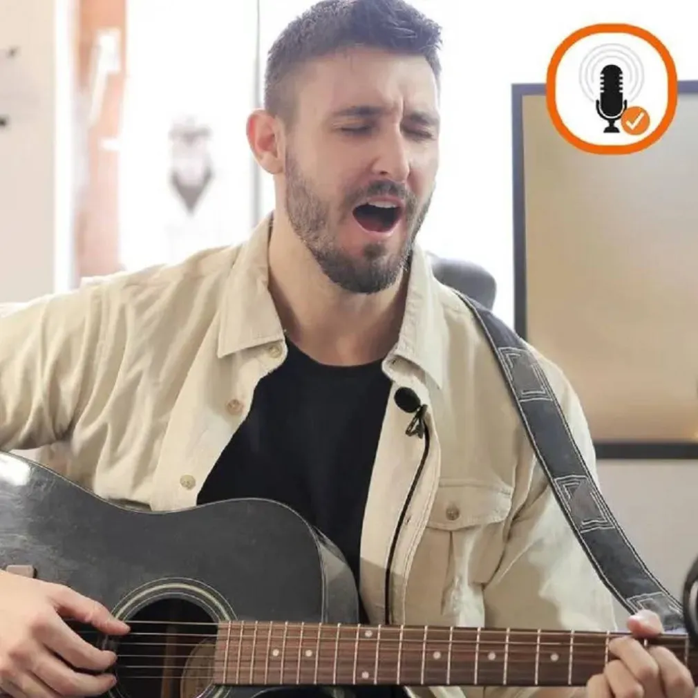 MICROFONO LAVALIER LIGHTNING SUONO OMNIDIREZIONALE A 360° CAVO 2 METRI LT3542M