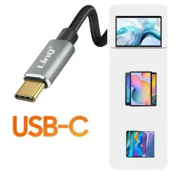 MICROFONO LAVALIER USB-C SUONO OMNIDIREZIONALE A 360° CAVO DA 2 METRI TPC3539M
