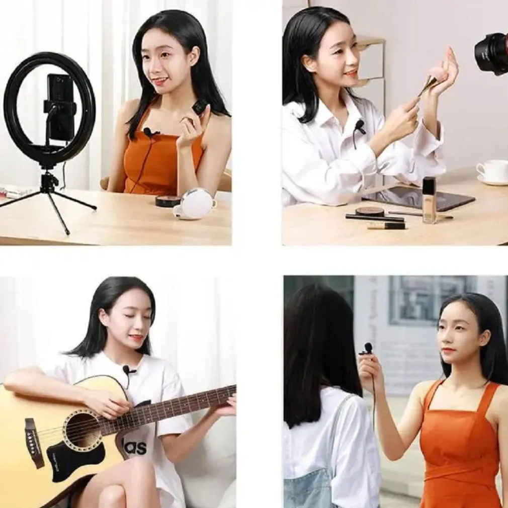 MICROFONO LAVALIER USB-C SUONO OMNIDIREZIONALE A 360° CAVO DA 2 METRI TPC3539M