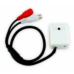 MICROFONO PER TELECAMERA DVR VIDEOSORVEGLIANZA LUNGHEZZA 25 CM 12V AUDIO MIC-11