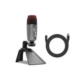 MICROFONO PROFESSIONALE A CONDENSATORE DA TAVOLO USB PER STUDIO PODCAST Q-MIC995