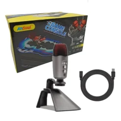 MICROFONO PROFESSIONALE A CONDENSATORE DA TAVOLO USB PER STUDIO PODCAST Q-MIC995