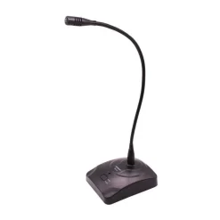 MICROFONO PROFESSIONALE DA TAVOLO WG800 CAVO BASETTA E COLLO DI CIGNO SNODABILE