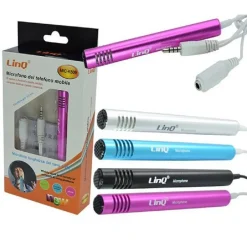 MICROFONO UNIVERSALE PER PC NOTEBOOK SMARTPHONE TABLET JACK DA 3,5 MM MIC-K509