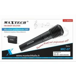 MICROFONO WIRELESS PORTATILE UNIDIREZIONALE CON RICEVITORE KARAOKE MIC-07 KTV-8.3