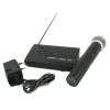 MICROFONO WIRELESS SENZA FILI CON CENTRALINA RICEVITORE KARAOKE RIUNIONI SM-200