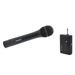 MICROFONO WIRELESS SENZA FILI PORTATILE RICEVITORE 2,4GHZ KARAOKE MIC-08 MAXTECH
