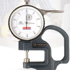 MICROMETRO SPESSIMETRO A LEVA CON QUADRANTE ANALOGICO A LANCETTA 0-10 X 30 mm