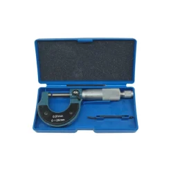 MICROMETRO SPESSIMETRO CENTESIMALE ANALOGICO ACCIAIO PER ESTERNI 0-25mm 0.01 mm