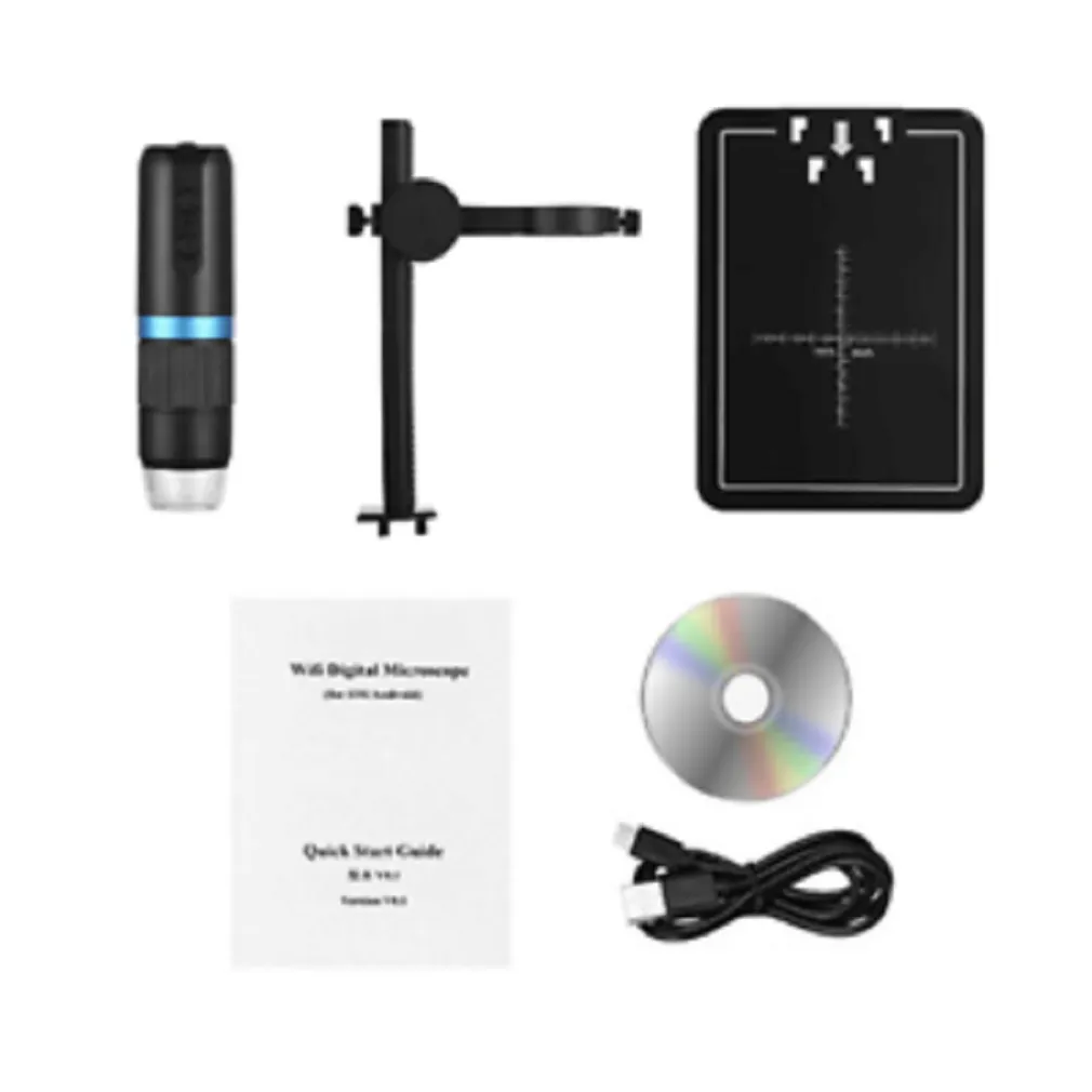 MICROSCOPIO DIGITALE Q-XW05 WI-FI USB 1080P RISOLUZIONE HD 50-1000X PORTATILE