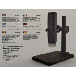 MICROSCOPIO DIGITALE Q-XW05 WI-FI USB 1080P RISOLUZIONE HD 50-1000X PORTATILE