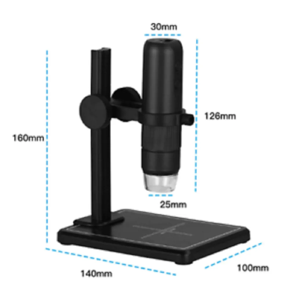 MICROSCOPIO DIGITALE Q-XW05 WI-FI USB 1080P RISOLUZIONE HD 50-1000X PORTATILE